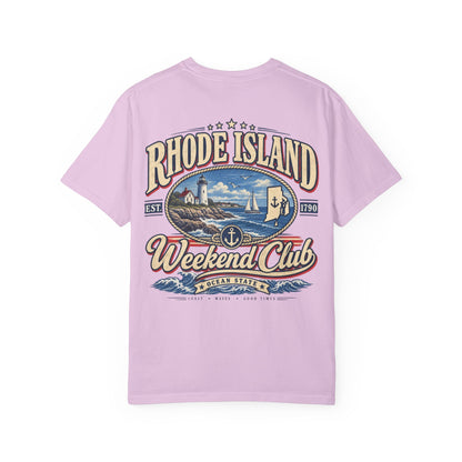Rhode Island Weekend Club Unisex Comfort Color 1717 Streetwear Graphic Tee