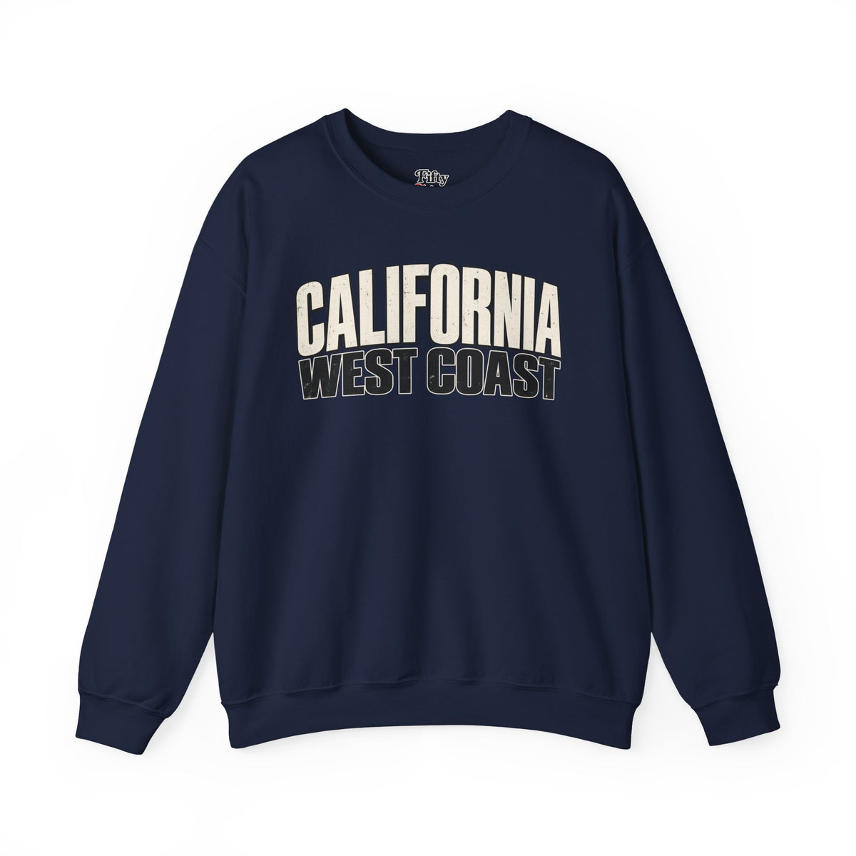 California West Coast Unisex Crewneck Sweatshirt State Name Graphic