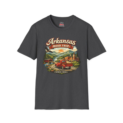 Arkansas Roadtrip Unisex Softstyle T Shirt State Pride Graphic Tee Collections FS03