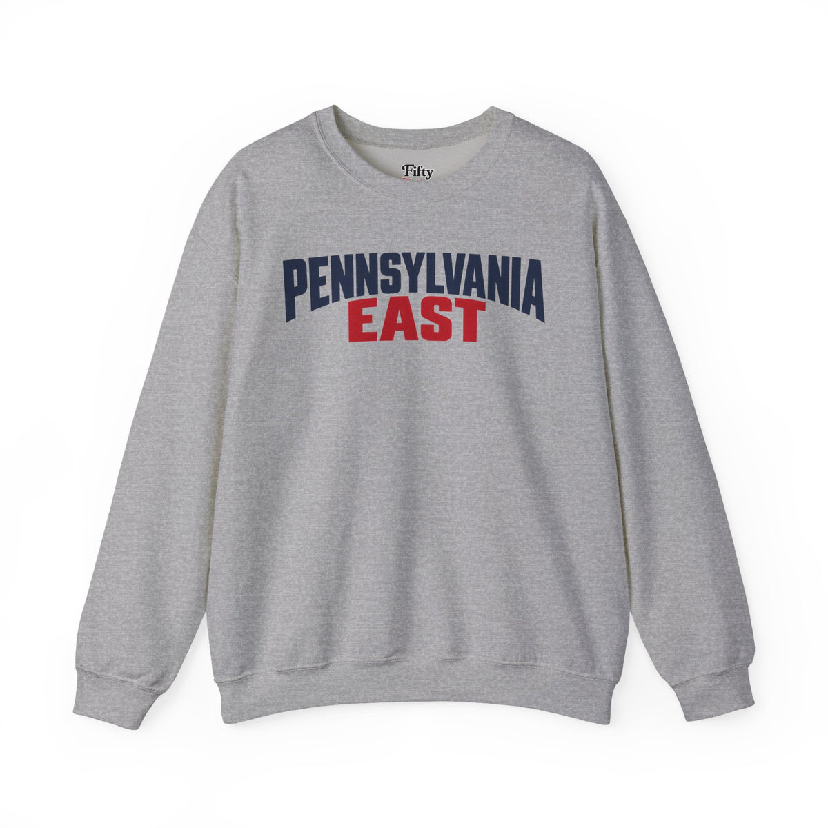 Pennsylvania East Unisex Crewneck Sweatshirt State Name Graphic