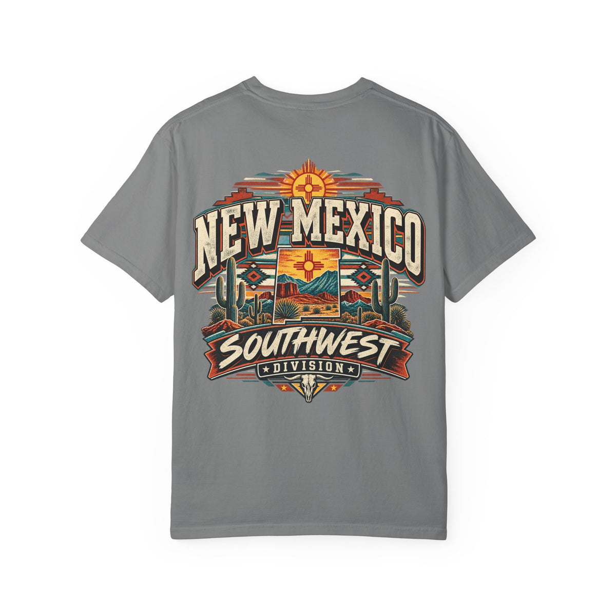 New Mexico Rodeo Club Unisex Comfort Color 1717 Streetwear Graphic Tee