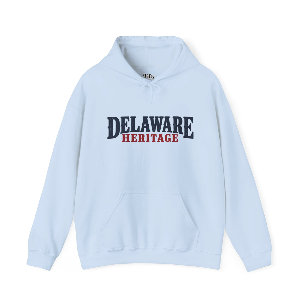 Delaware Heritage Unisex Hoodie State Name Graphic