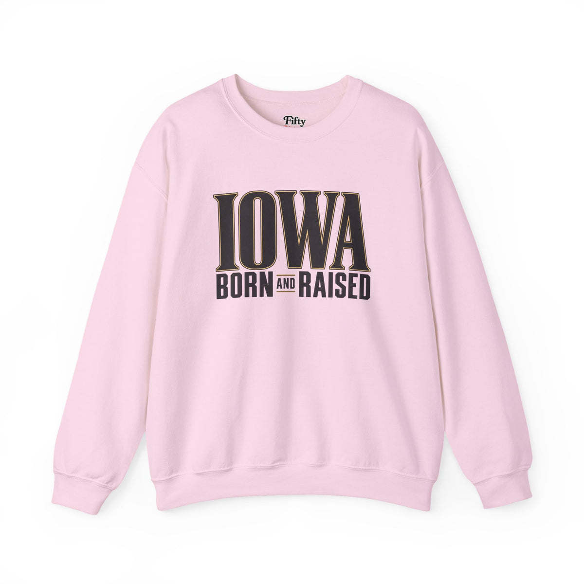 Iowa Born and Raised Premium Heritage Unisex Sweatshirt Graphic