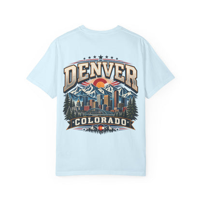 Denver Colorado  Unisex Comfort Color 1717 Streetwear Graphic Tee