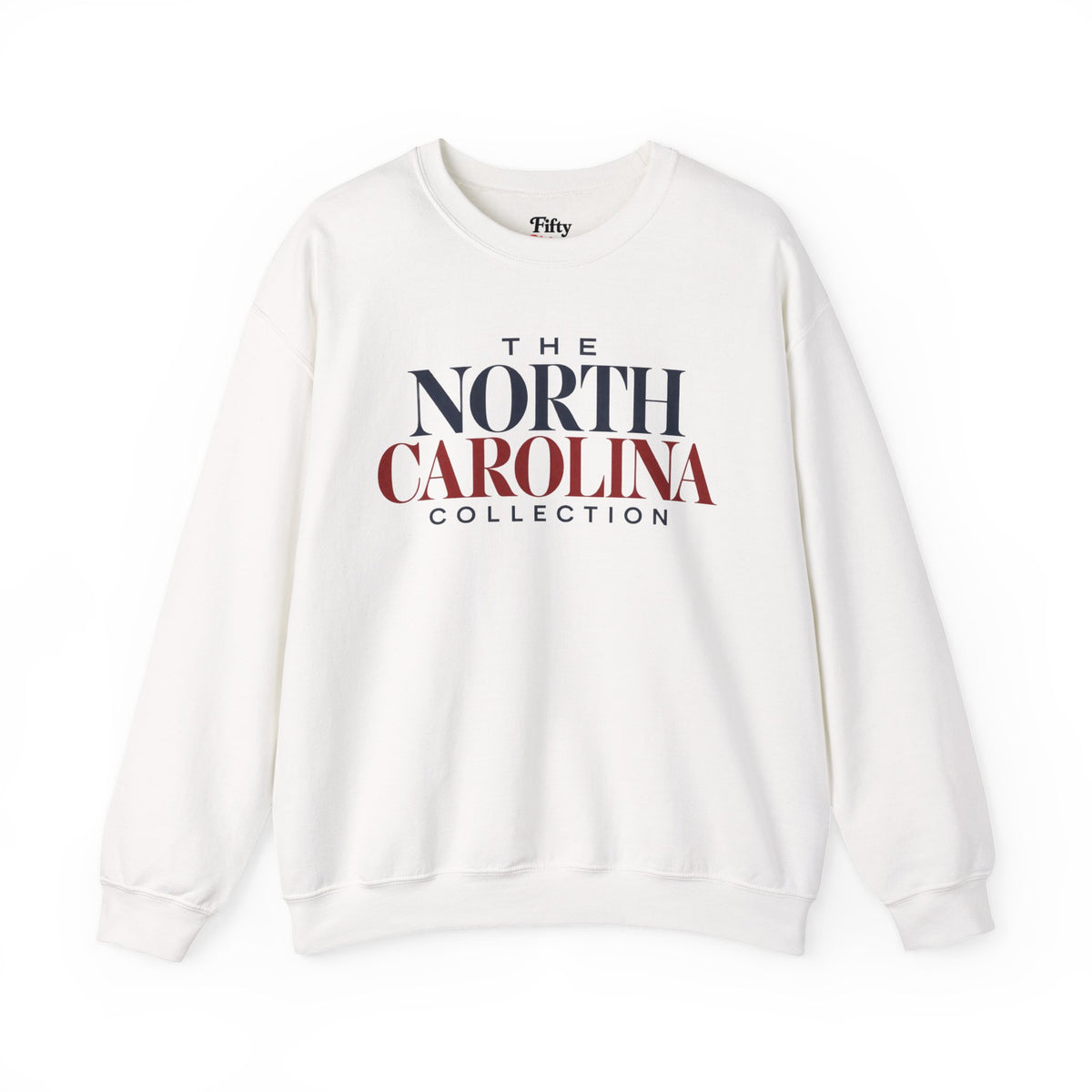 The North Carolina Collection Unisex Crewneck Sweatshirt State Name Graphic