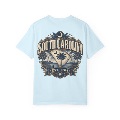 South Carolina Established 1788 Unisex Comfort Color 1717 Streetwear Graphic Tee