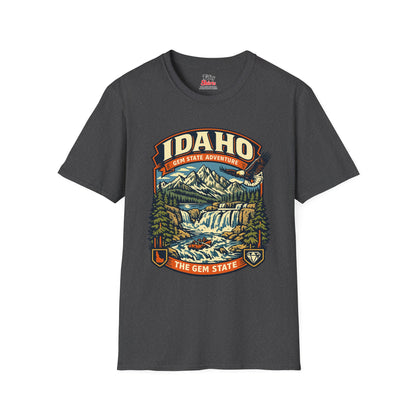 Idaho Gem State Adventure Unisex Softstyle T Shirt State Pride Graphic Tee Collections FS03