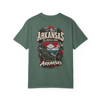 Arkansas Street Legacy Unisex Comfort Color 1717 Streetwear Graphic Tee