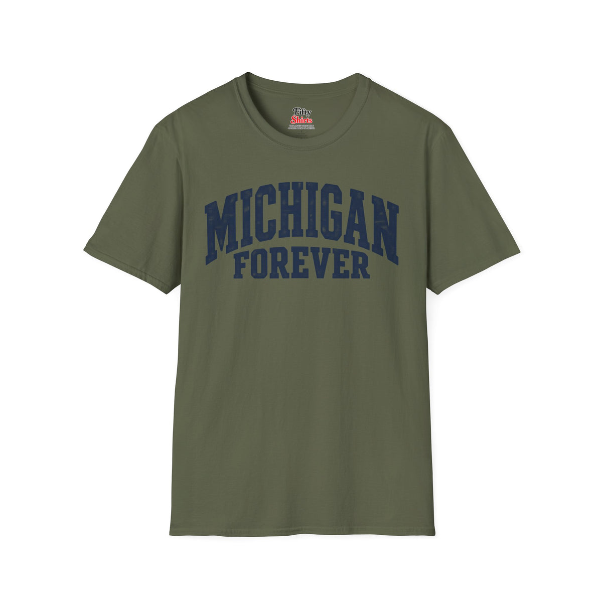 Michigan Forever Unisex Softstyle T Shirt State Name Graphic Tee