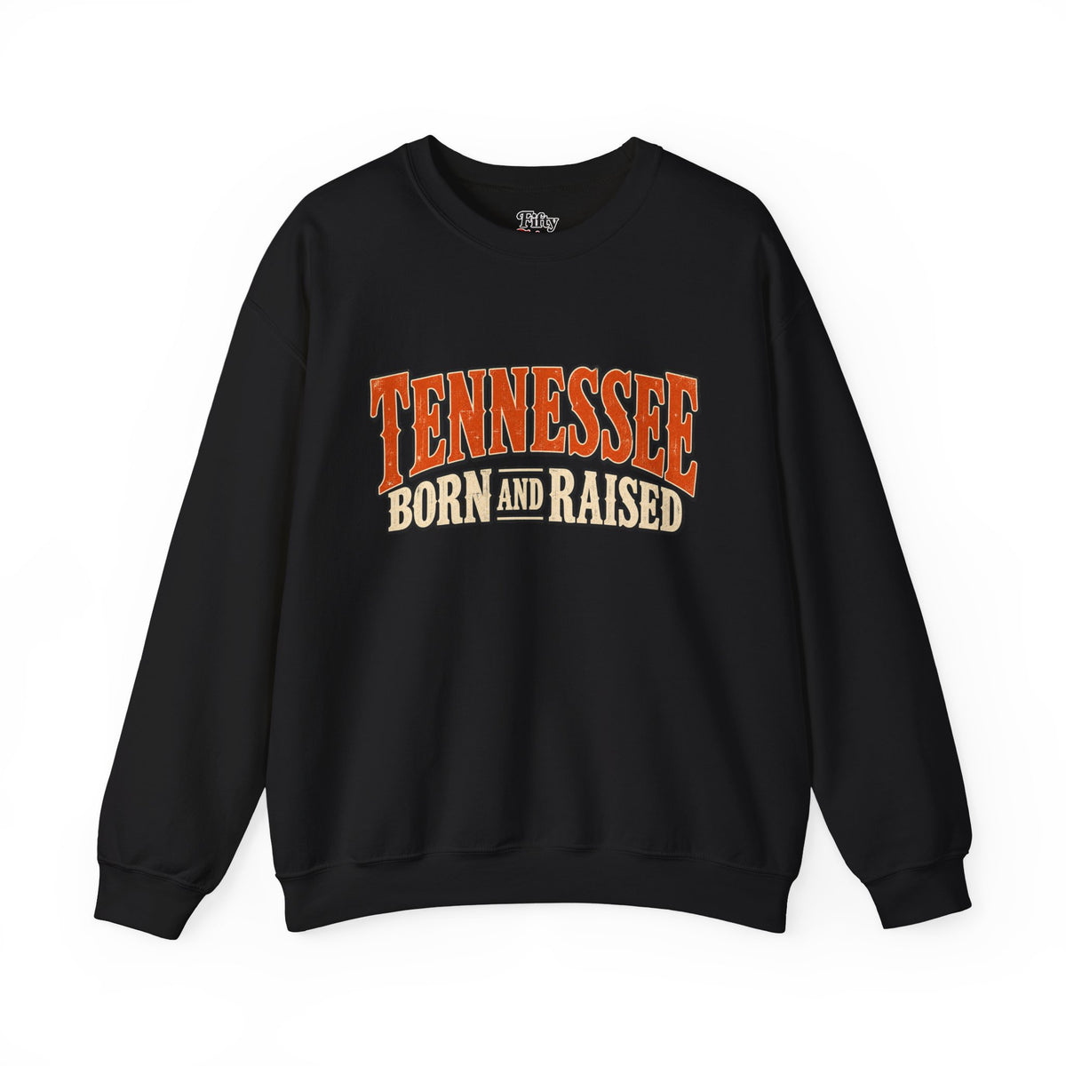 Tennessee Born and Raised Old-School Souvenir Unisex Sweatshirt Graphic