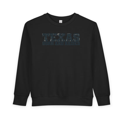 Texas Born and Raised Workwear Unisex Toddler Sweatshirt