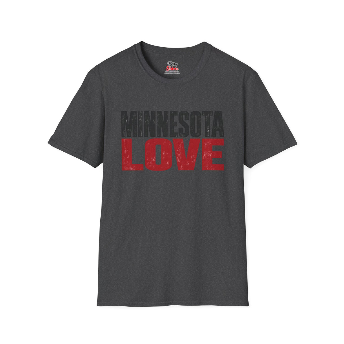 Minnesota Love Unisex Softstyle T Shirt State Name Graphic Tee