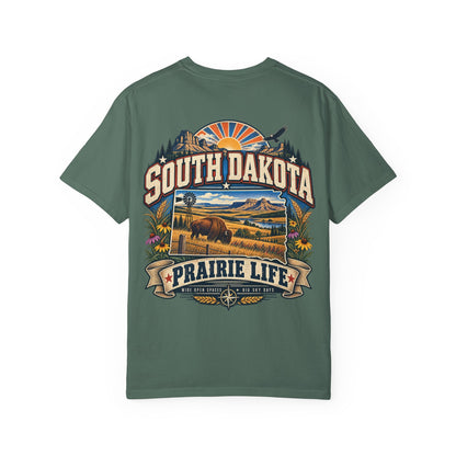 South Dakota Prairie Life Unisex Comfort Color 1717 Streetwear Graphic Tee