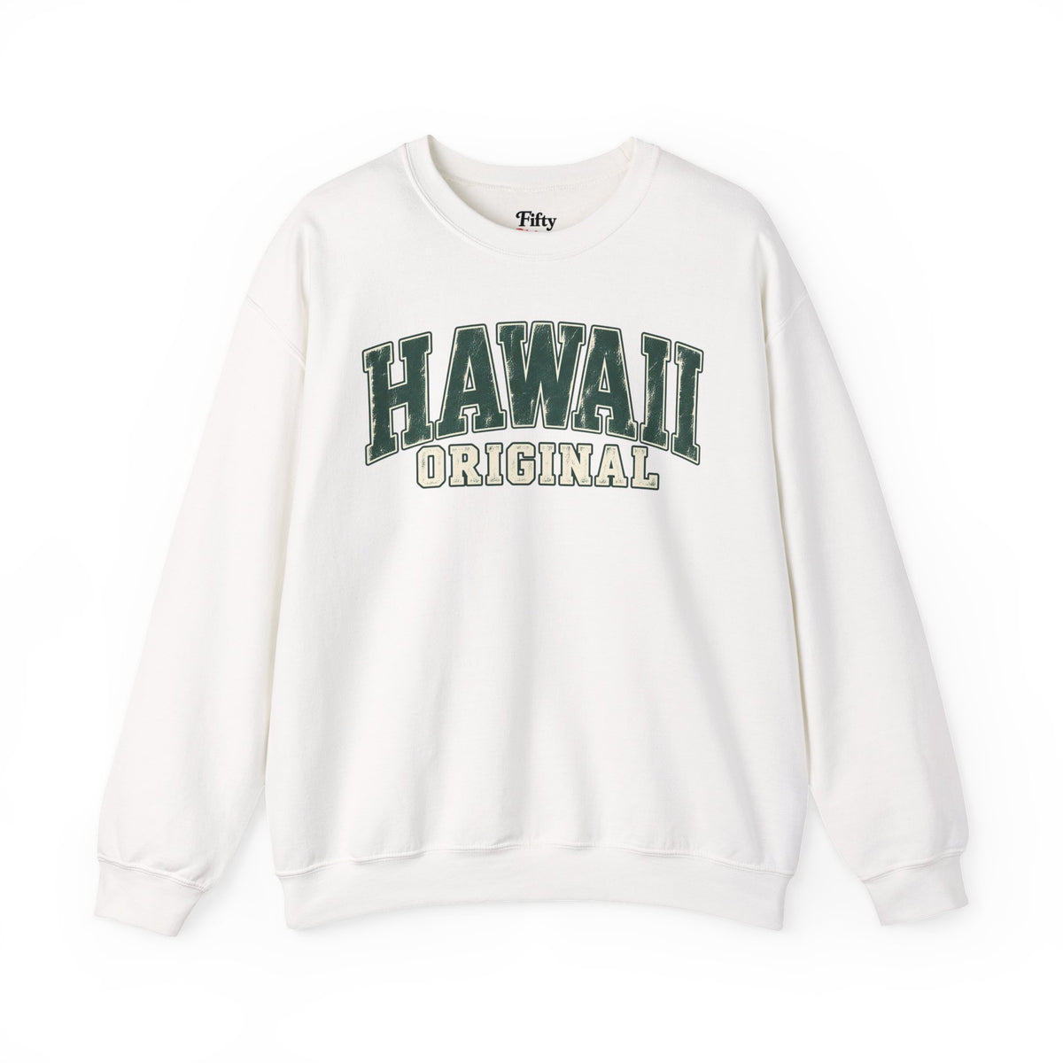 Hawaii Original Unisex Crewneck Sweatshirt State Name Graphic