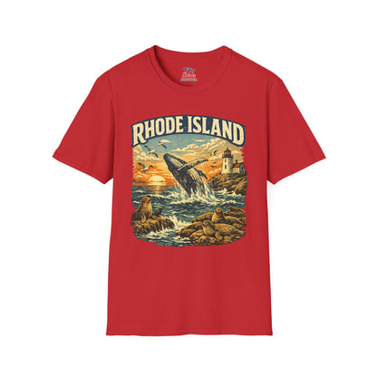 Rhode Island Wildlife Unisex Softstyle T Shirt State Pride Graphic Tee Collections FS03