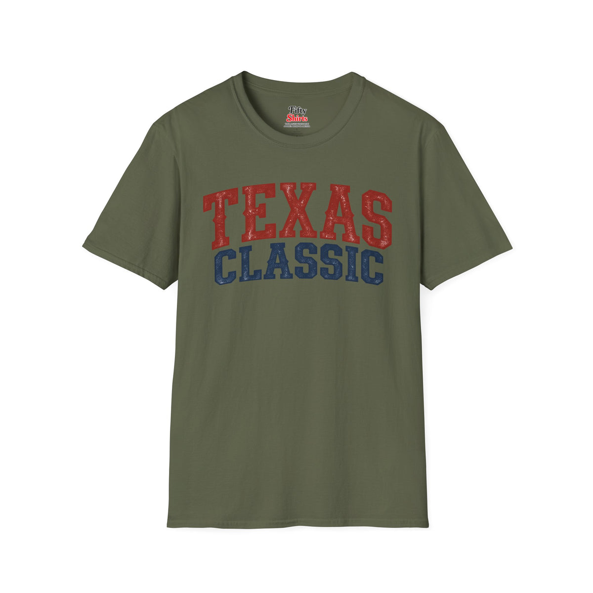 Texas Classic Unisex Softstyle T Shirt State Name Graphic Tee