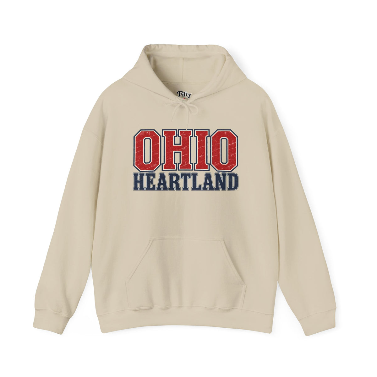 Ohio Heartland Unisex Hoodie State Name Graphic