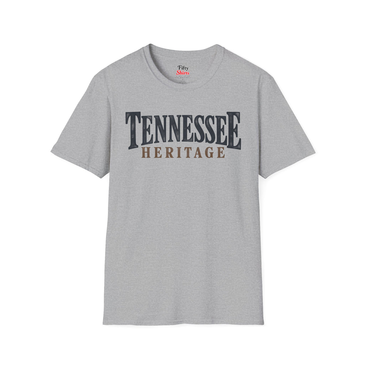 Tennessee Heritage Unisex Softstyle T Shirt State Name Graphic Tee