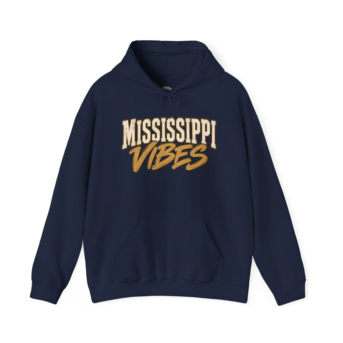 Mississippi Vibes Unisex Hoodie State Name Graphic