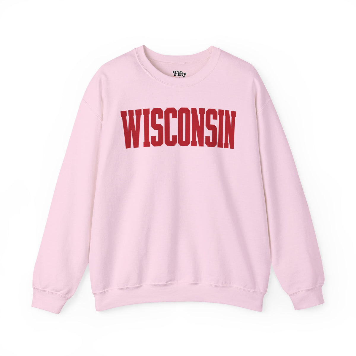 Wisconsin Unisex Crewneck Sweatshirt State Name Graphic