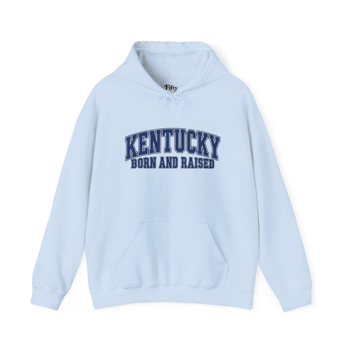 Kentucky Born and Raised Classic Collegiate Unisex Hoodie Graphic