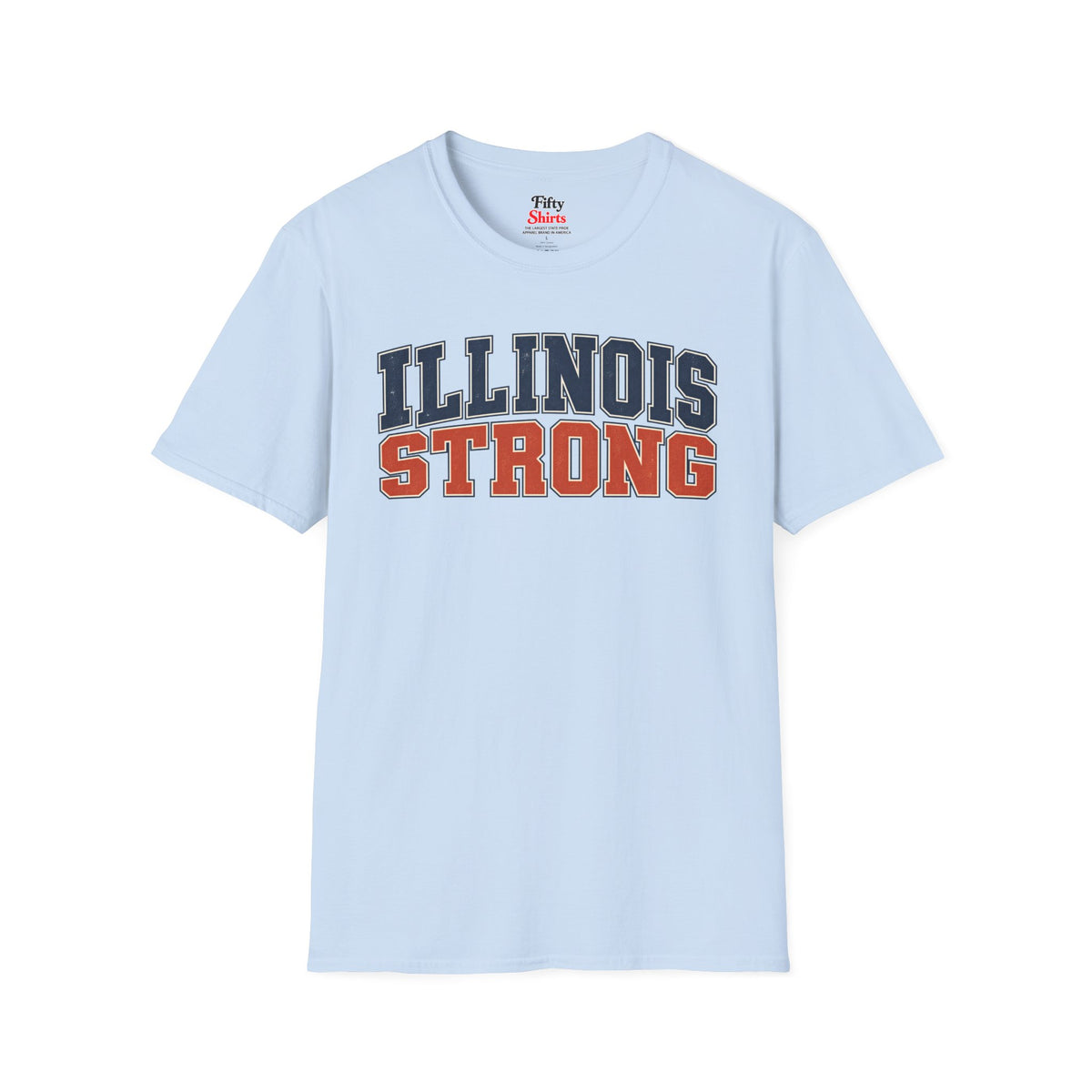 Illinois Strong Unisex Softstyle T Shirt State Name Graphic Tee