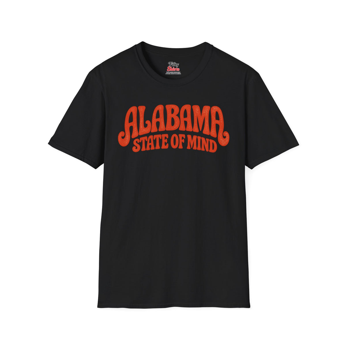 Alabama State of Mind Unisex Softstyle T Shirt State Name Graphic Tee