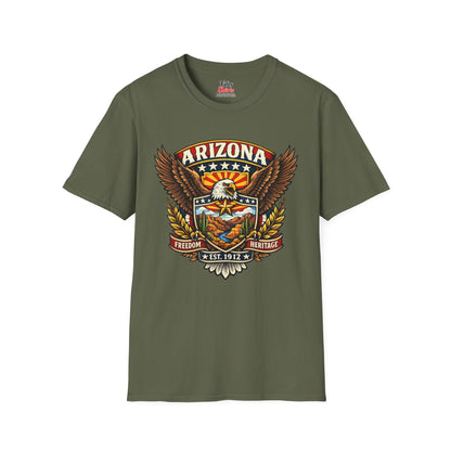 Arizona Americana Eagle Unisex Softstyle T Shirt State Pride Graphic Tee Collections FS03