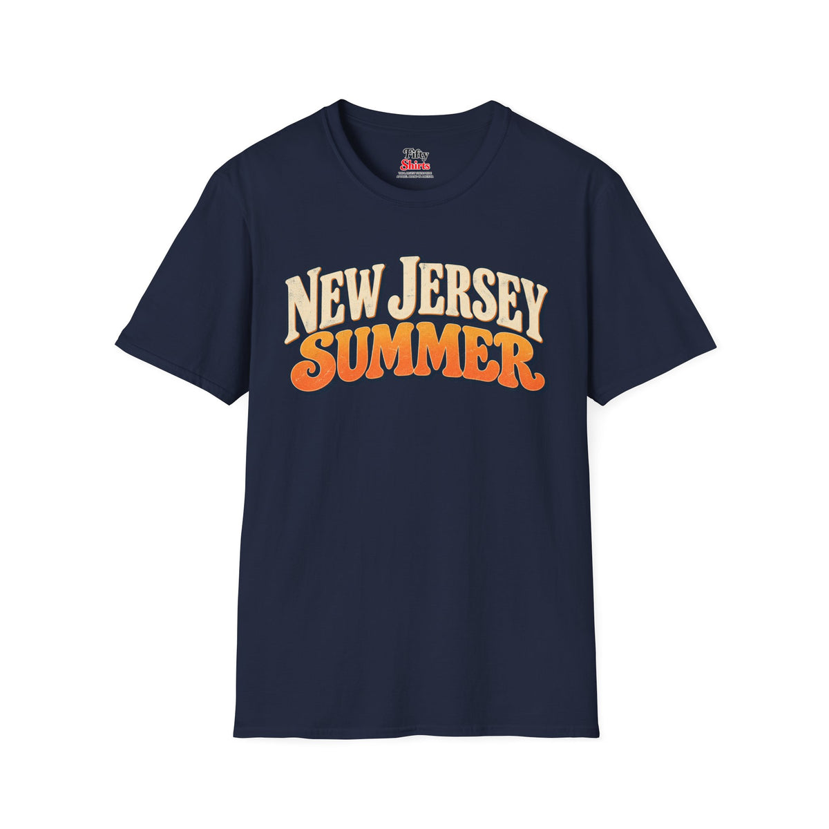 New Jersey Summer Unisex Softstyle T Shirt State Name Graphic Tee