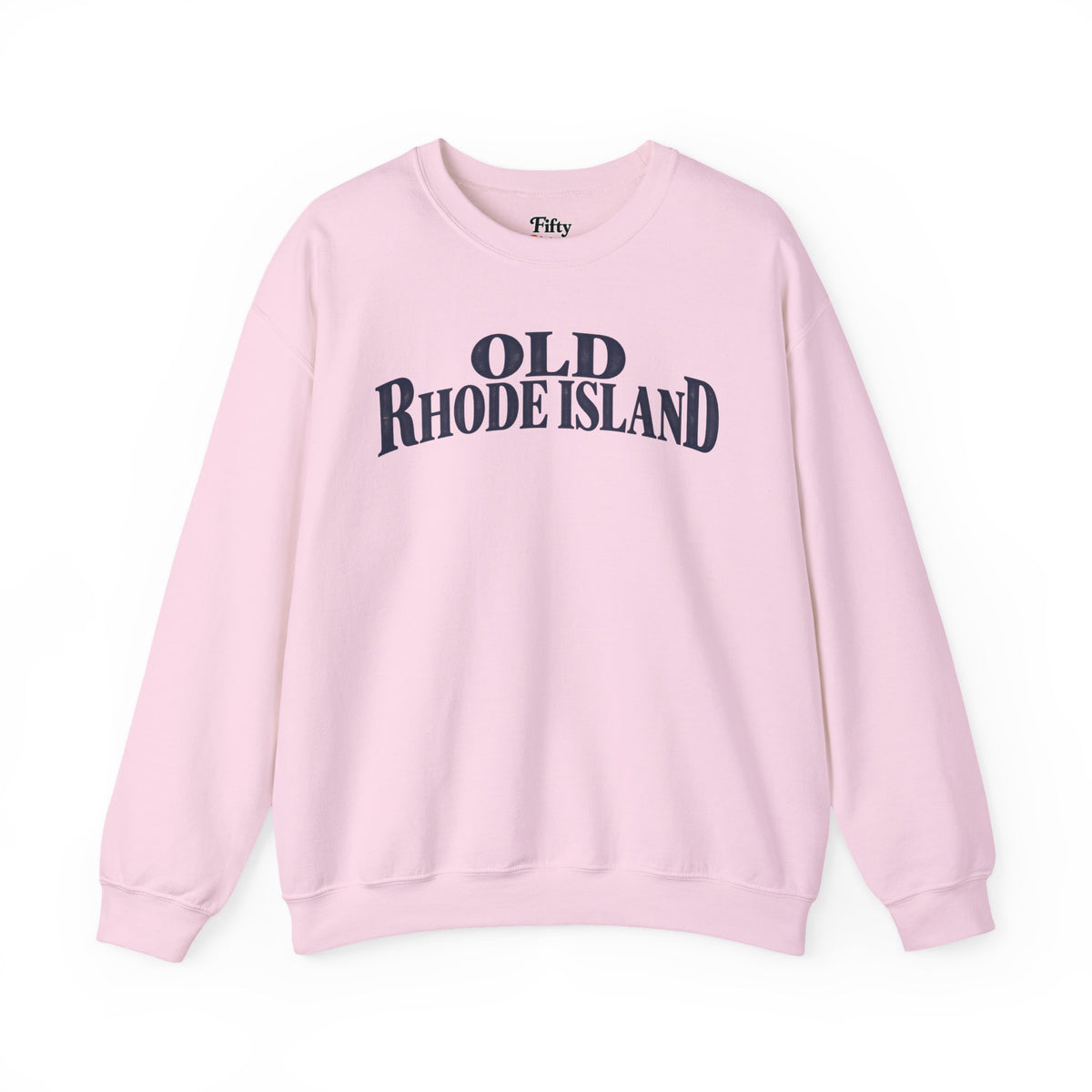 Old Rhode Island Unisex Crewneck Sweatshirt State Name Graphic