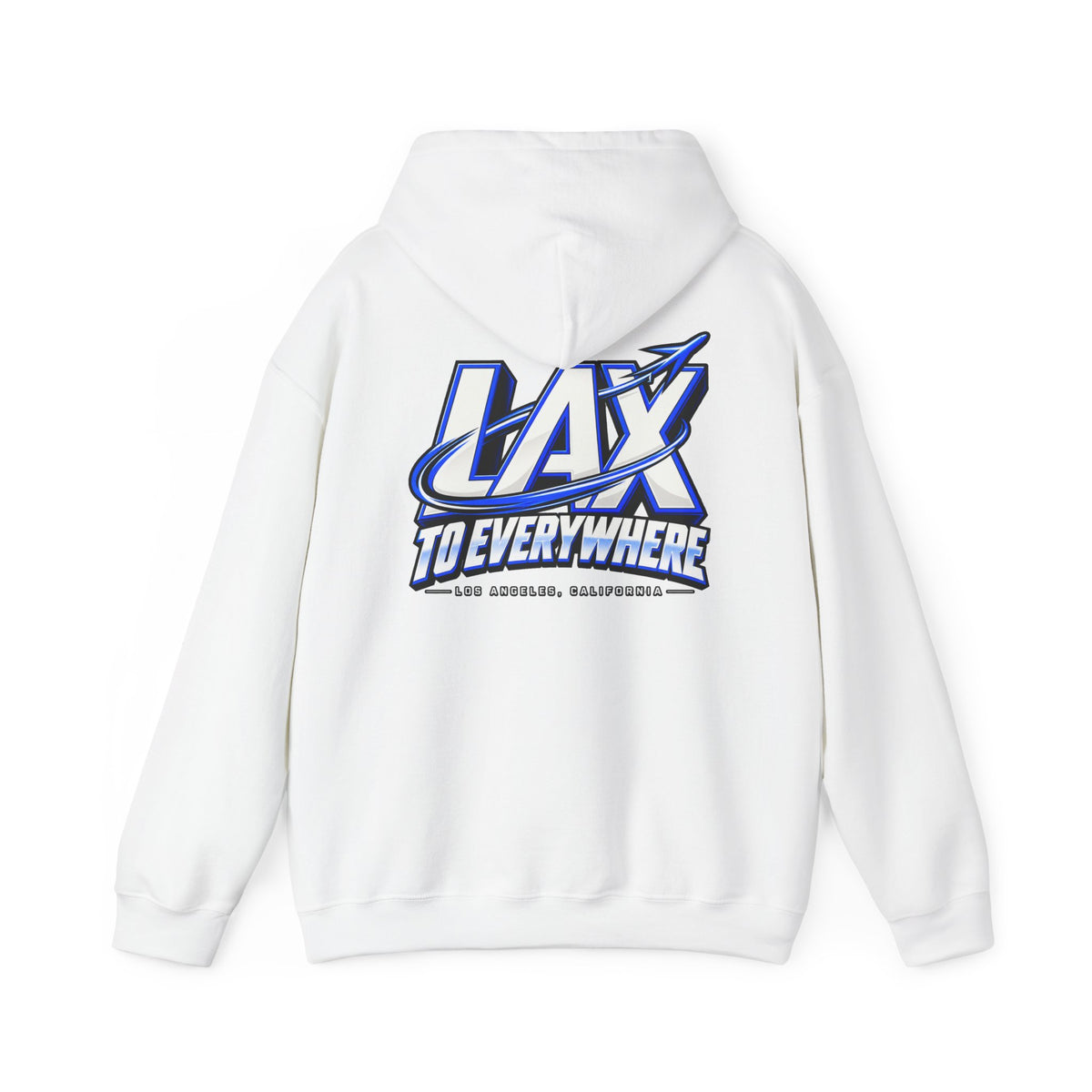 Lax To Everywhere Los Angeles Unisex Hoodie Graphic