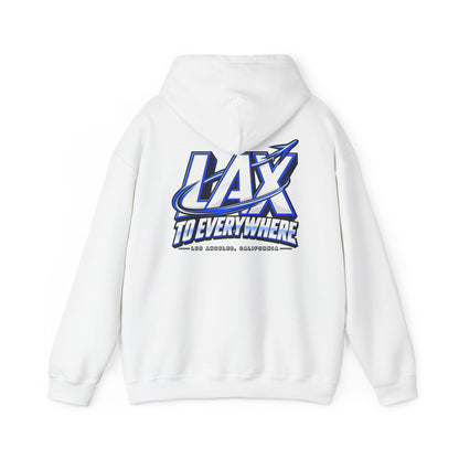 Lax To Everywhere Los Angeles Unisex Hoodie Graphic