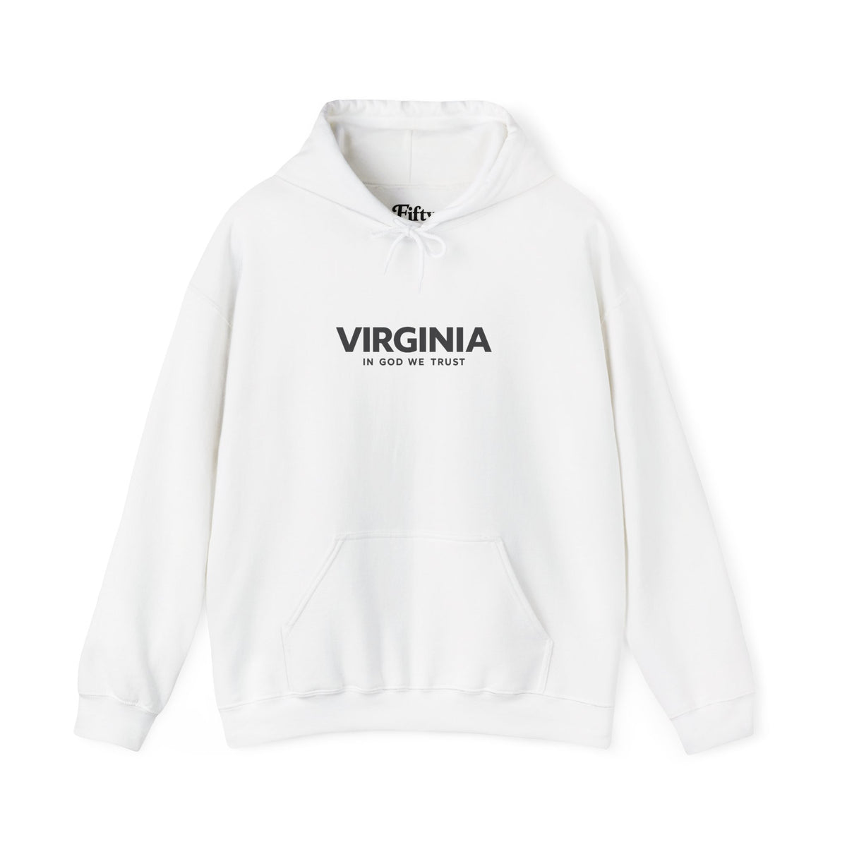 Virginia All State In God We Trust Unisex Hooded Sweatshirt
