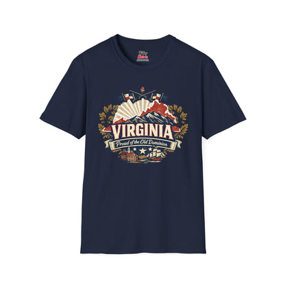 Virginia State Pride Unisex Softstyle T Shirt State Pride Graphic Tee Collections FS03