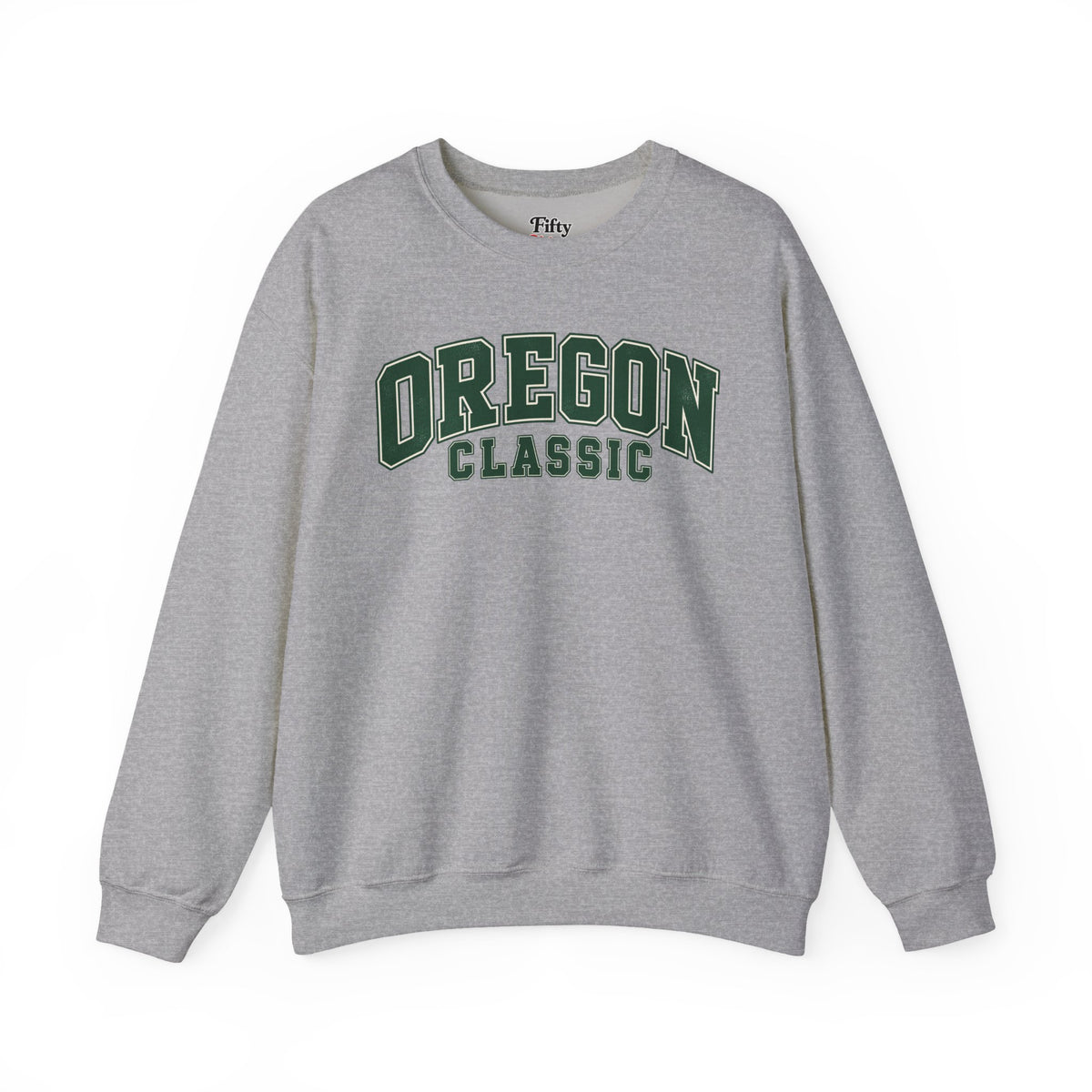 Oregon Classic Unisex Crewneck Sweatshirt State Name Graphic