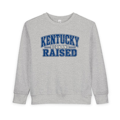 Kentucky Born and Raised Bluegrass Unisex Toddler Sweatshirt