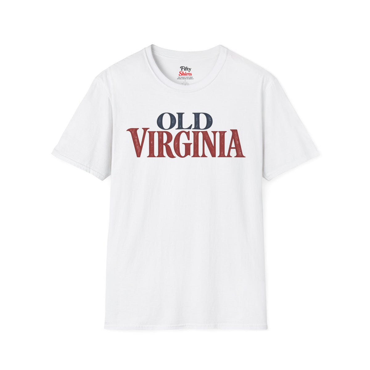 Old Virginia Unisex Softstyle T Shirt State Name Graphic Tee