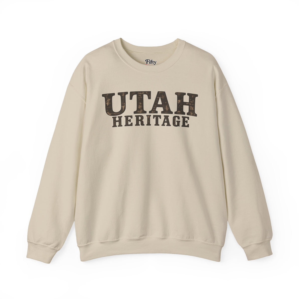 Utah Heritage Unisex Crewneck Sweatshirt State Name Graphic