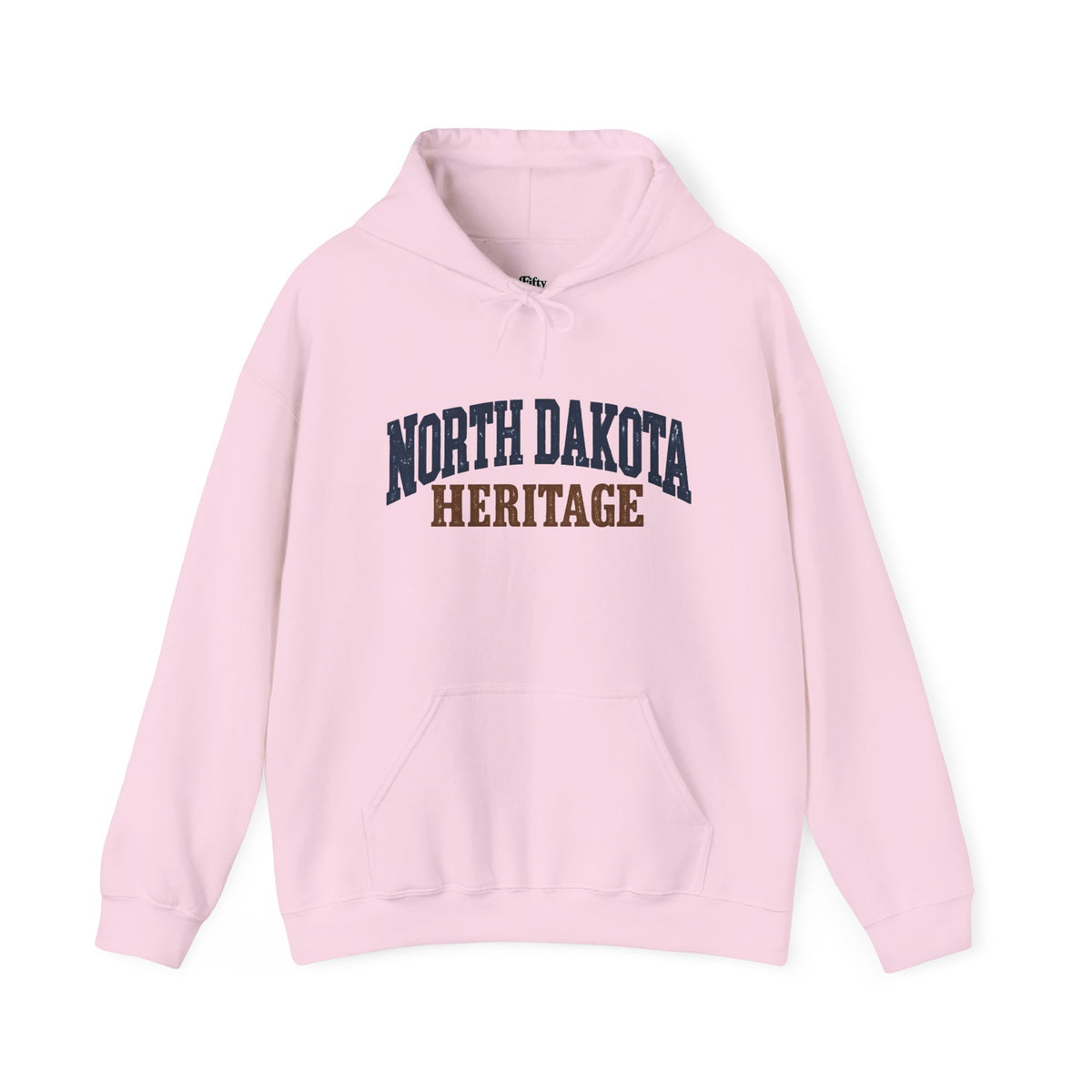 North Dakota Heritage Unisex Hoodie State Name Graphic