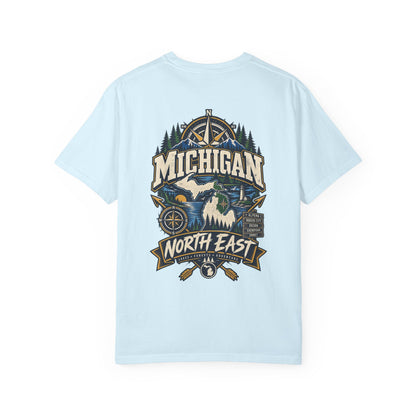 Michigan North East Unisex Comfort Color 1717 Streetwear Graphic Tee
