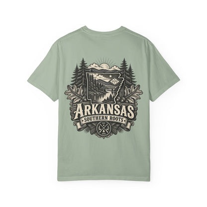 Arkansas Southern Roots Unisex Comfort Color 1717 Streetwear Graphic Tee