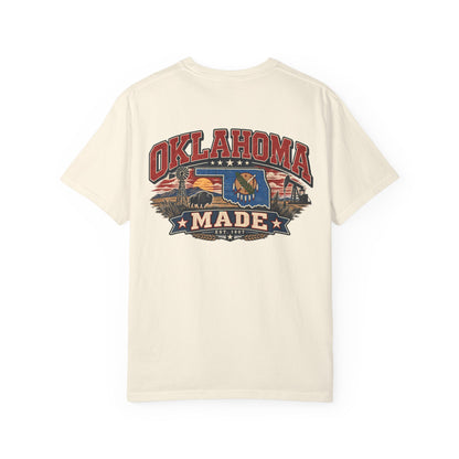 Oklahoma Made Unisex Comfort Color 1717 Streetwear Graphic Tee