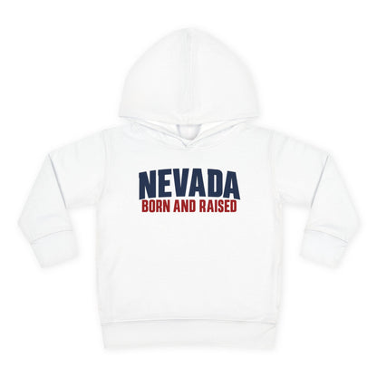 Nevada Born and Raised Minimal Heritage Unisex Toddler Pullover Fleece Hoodie