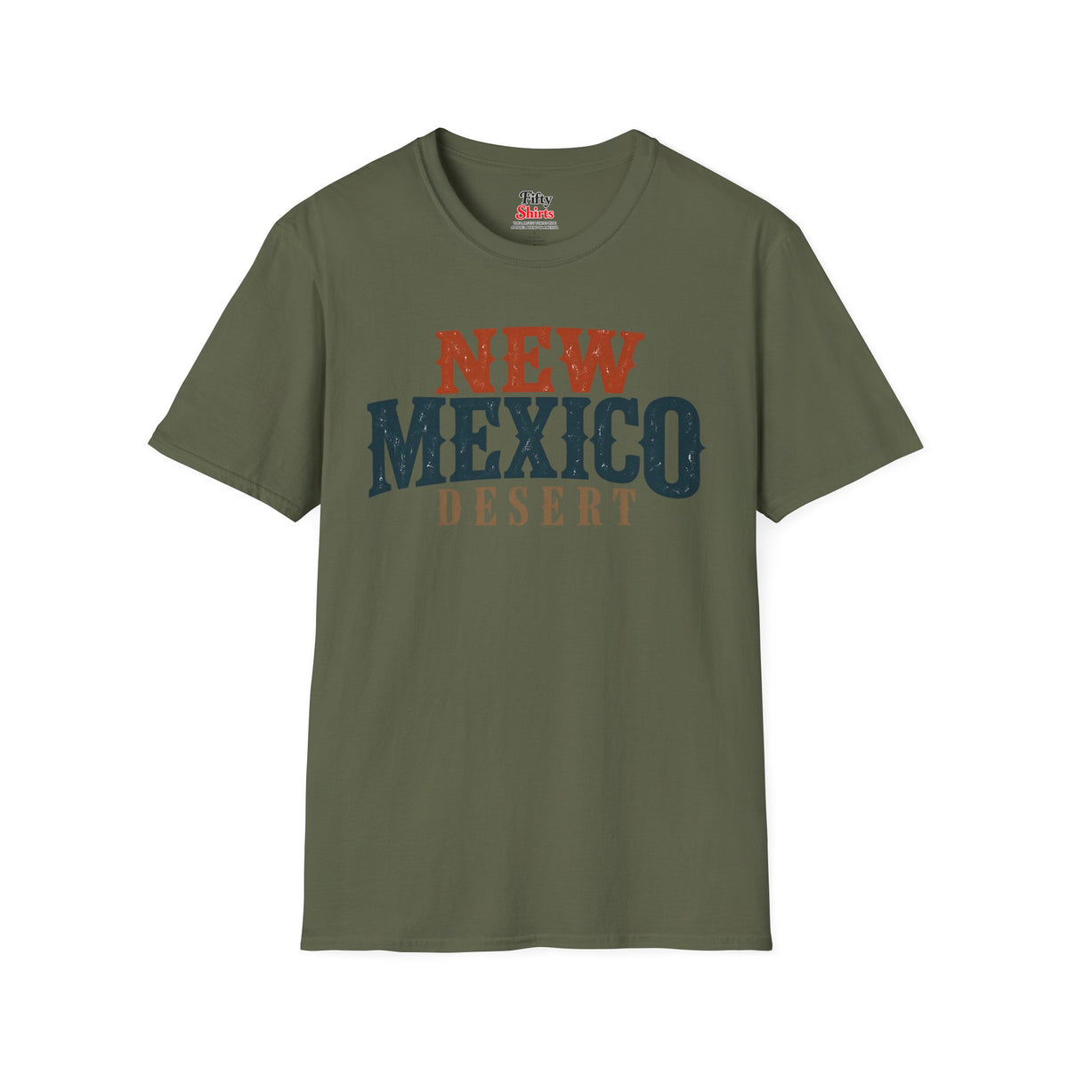 New Mexico Desert Unisex Softstyle T Shirt State Name Graphic Tee
