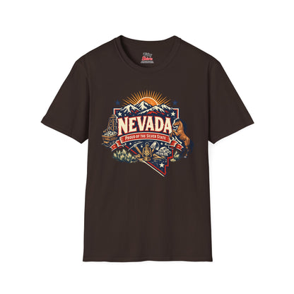Nevada State Pride Unisex Softstyle T Shirt State Pride Graphic Tee Collections FS03