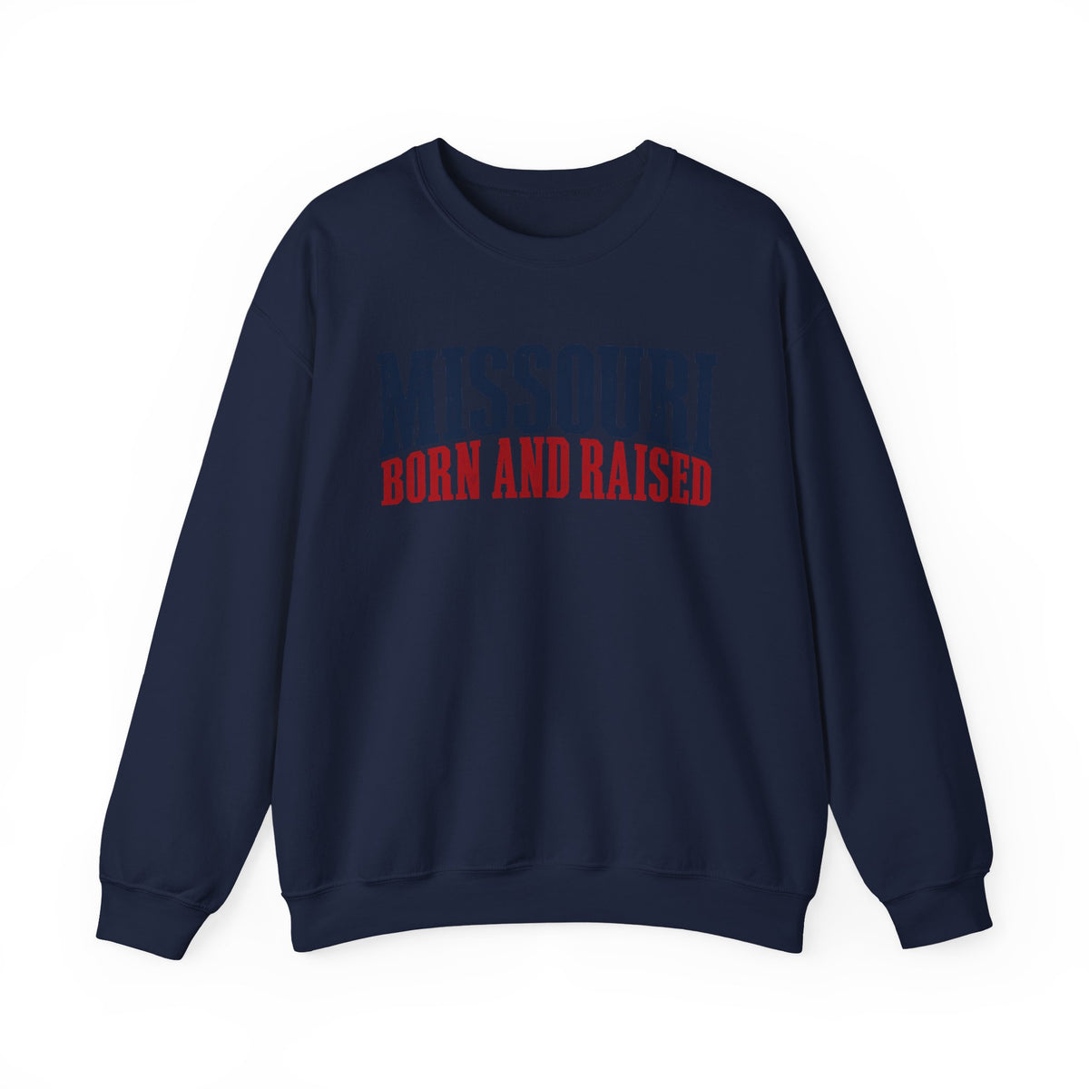 Missouri Born and Raised Premium Heritage Unisex Sweatshirt Graphic