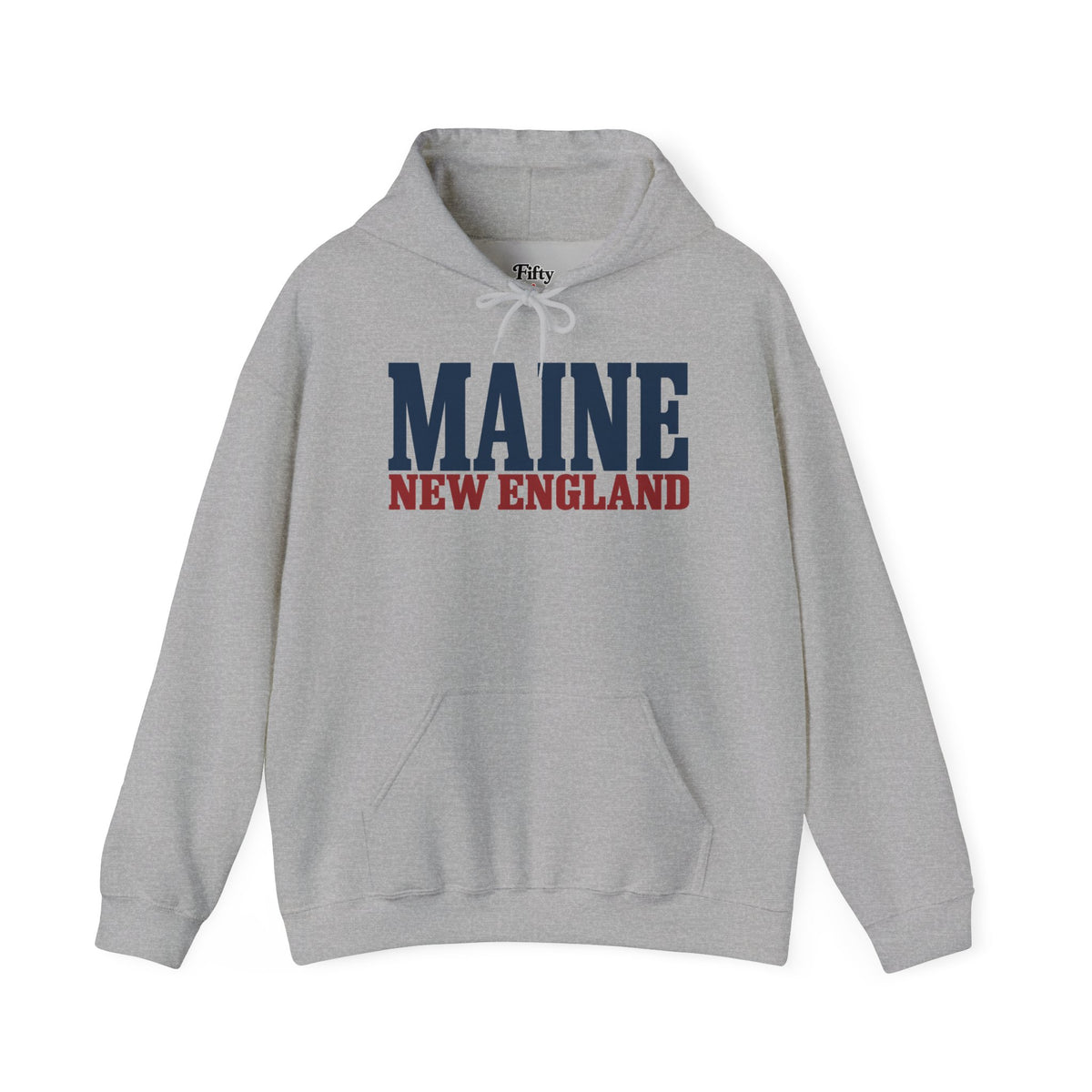Maine New England Unisex Hoodie State Name Graphic