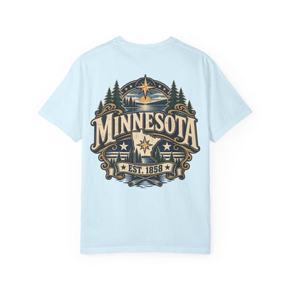Minnesota Established 1858 Unisex Comfort Color 1717 Streetwear Graphic Tee