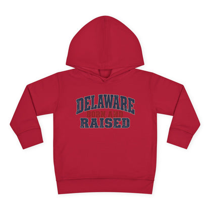 Delaware Born and Raised Rustic Heritage Unisex Toddler Pullover Fleece Hoodie