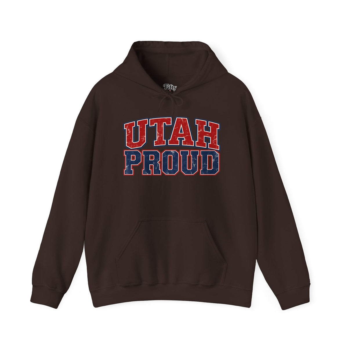Utah Proud Unisex Hoodie State Name Graphic